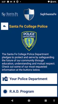 Safe Santa Fe android App screenshot 1